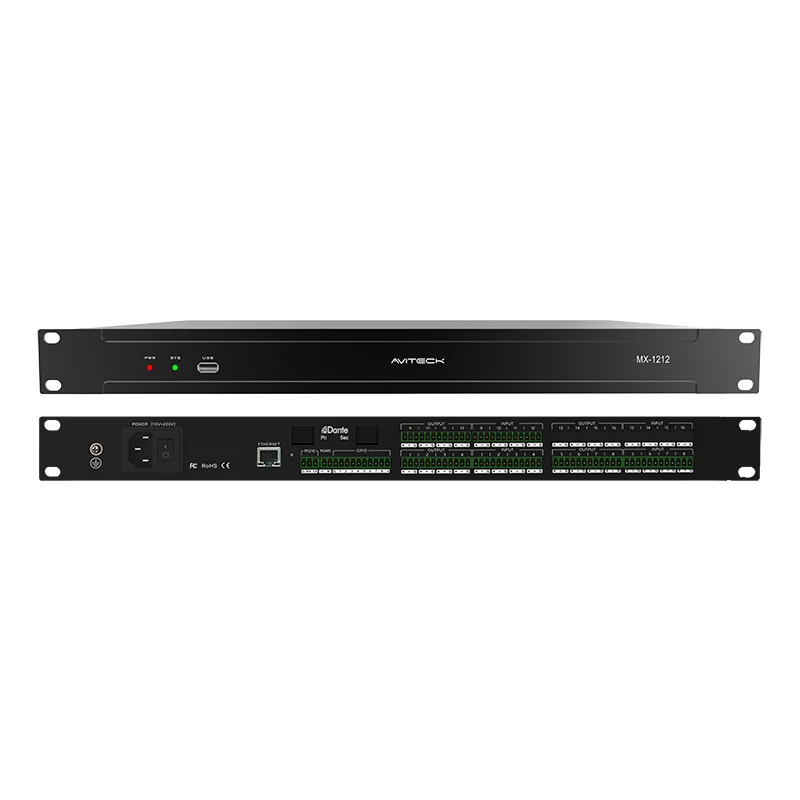 Matriz de audio digital de 12 canales