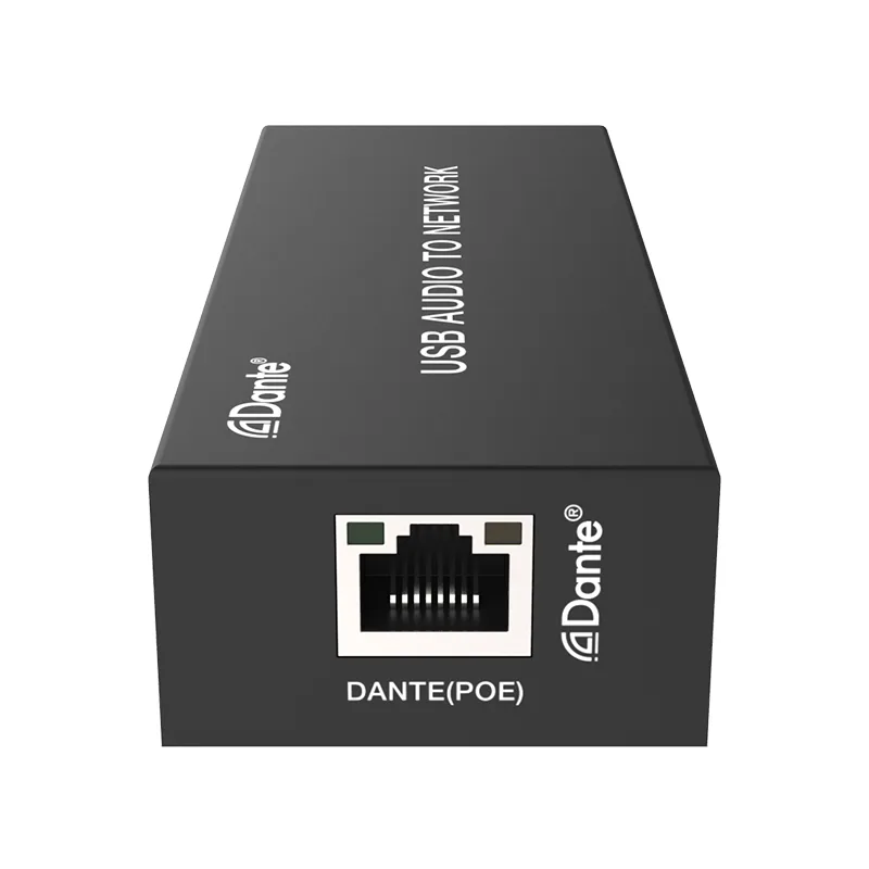 2 canales USB Dante IO