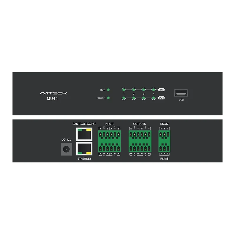 Procesador de audio digital de 4ch